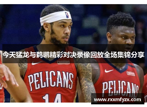 今天猛龙与鹈鹕精彩对决录像回放全场集锦分享